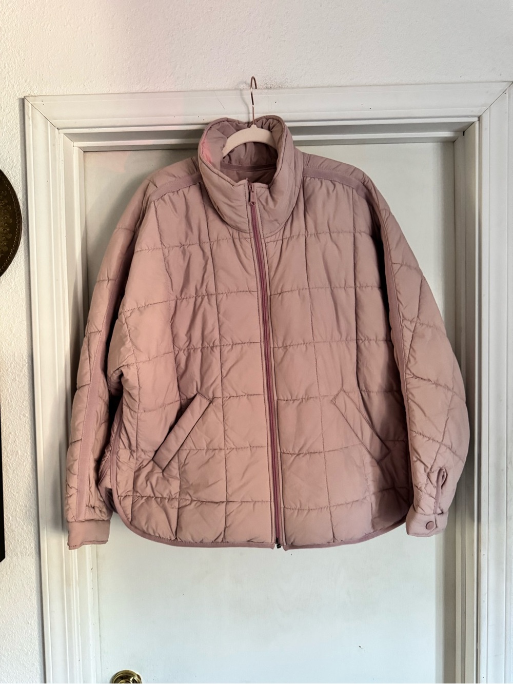 NWOT FP Movement by Free People Pippa Packable Puffer Jacket Mauve Swoon XL - Picture 2 of 16